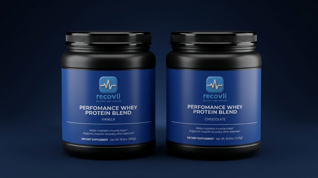 New: Performance Whey Protein — Chocolate & Vanilla