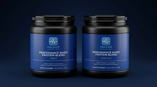 New: Performance Whey Protein — Chocolate & Vanilla
