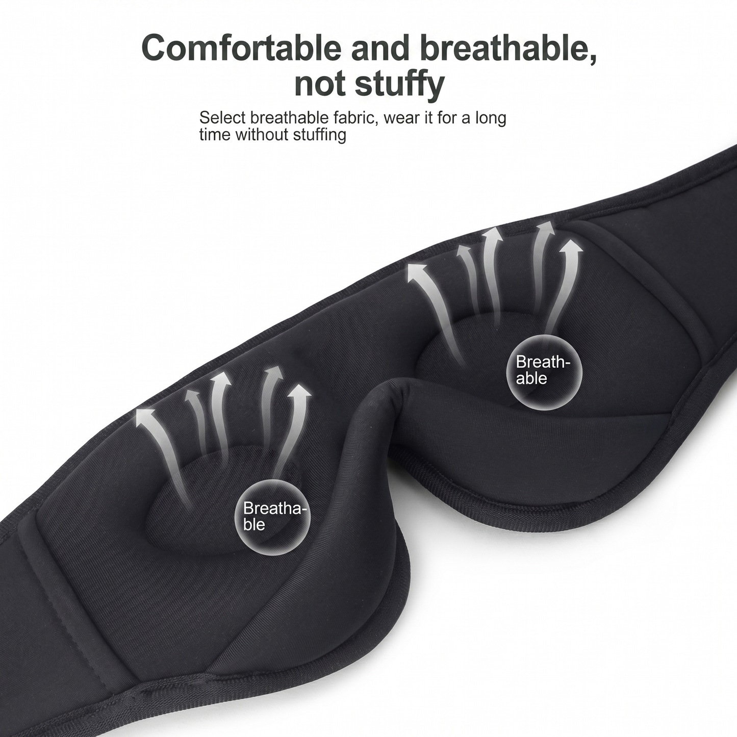 Sleep Eye Mask — Music, Calls & Sleep Timer