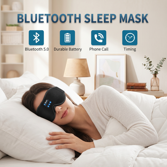 Sleep Eye Mask — Music, Calls & Sleep Timer